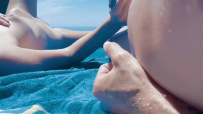 Risky Outdoor Beach Sex Leads To A Teen Getting A Big Creampie - hotmovs.com