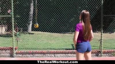 Kimber Lee In Gets Drilled By Her Soccer Coach! - hclips.com