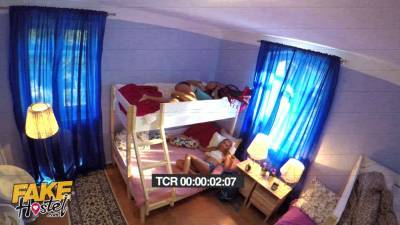 Faux hostel hot narrow figure babe with small nice ass and humid cunt hard rough bang - sexu.com - Russia
