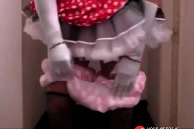 Sissy gets triple diapered - nvdvid.com