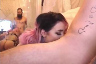 Amateur Sex Tattooed Covered Busty Sluts Pleasing A Big Cock - pornoxo.com