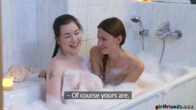 Girlfriends - Bubble Bath And Twat Licking Fun 1 - hotmovs.com