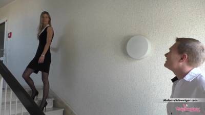 User Recognizes Me In The Hotel - Spontaneous User Fuck Without Condom! - Melanie Schweiger - hotmovs.com