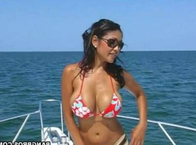 Priya Rai - Tight & Tanned Big Titty Brunette Milf Fucked on Yacht - sunporno.com