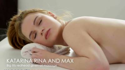 Massage Rooms Big natural tits redhead Katarina Rina - nvdvid.com - Czech Republic