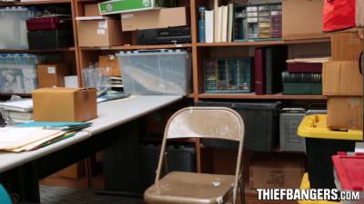 Shane - Busted Teen Thief Shane Blair Spreads Her Legs To Escape Punishment - sexu.com
