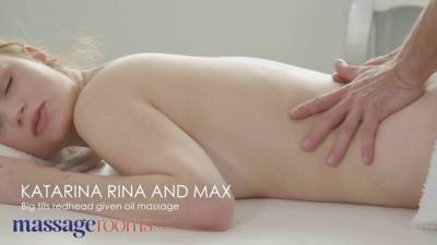 Massage bedrooms meaty natural tits redhead katarina rina getting pounded - sexu.com - Czech Republic