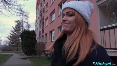 Jenny Manson - Russian redhead takes cash for sex - veryfreeporn.com - Russia