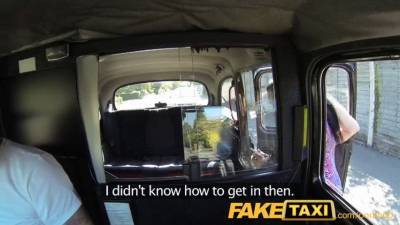 Fake cab Harmony Reigns creampied in a fake taxi - sexu.com - Britain