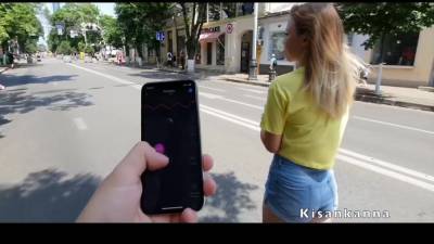 Walked The Girl The Street In Lovense In Panties And Fucked In The Mouth¡ Kis - hclips.com
