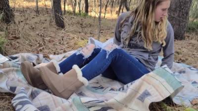 Little Whore Gets Fucked In The Woods!!! - txxx.com