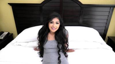 Watch this sexy Latina teen star in her first adult video - hclips.com
