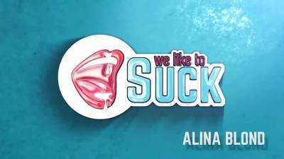 Sweet student Alina Blond Sucks And Fucks On Camera - nvdvid.com
