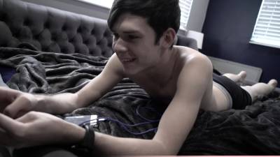 Cute faced teen twink fucked hard by a muscle stud - icpvid.com
