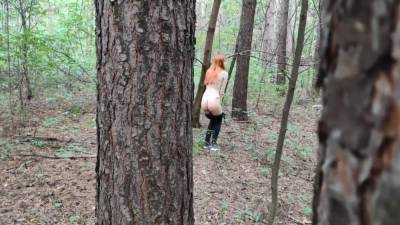 Beautiful Chick Caught In The Woods - hclips.com