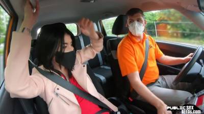 European student driver publicly fucking her instructor - hotmovs.com