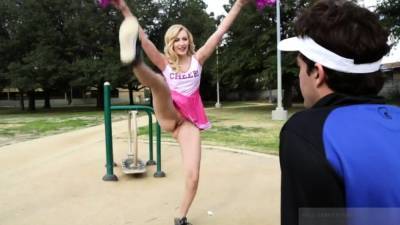 Mother teaches ally' crony's daughter first time Cheerleader - nvdvid.com