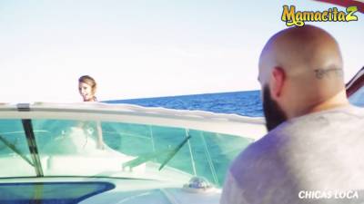 MAMACITAZ - Crazy Outdoor Sex On A Boat For Big Tits MILF Gina Snake - sexu.com