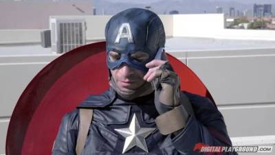 Peta Jensen - Charles Dera - Captain America: A XXX Parody - porntry.com - Usa