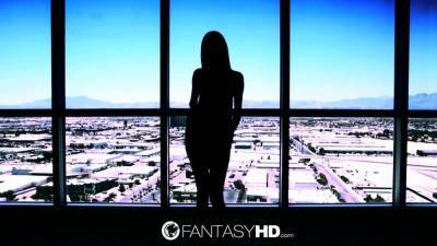 FantasyHD - Skinny blonde Sierra Nevadah sexy silhouette - sexu.com