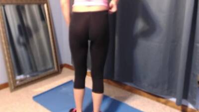 Cum Filled Blonde In Yoga Pants - porntry.com