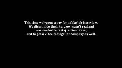 Fake Job interview. Jeny Smith teasing a guy - drtuber.com - Russia