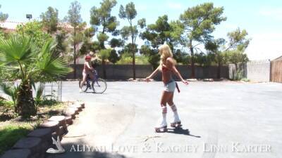 Aaliyah Love and Kagney Linn Karter threesome - sexu.com