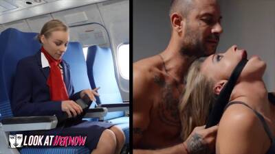 Angel Emily - Angel - French flight attendant Angel Emily takes a big dick in all her exits. - sexu.com - France