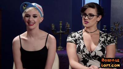 Submissive bdsm babes sharing their strict doms dick - txxx.com