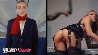 Angel Emily - Angel - French flight attendant Angel Emily takes a big dick in all her exits. - sexu.com - France