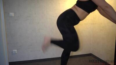 Aerobic Girl In Tight Yoga Pants Fucked After Workout - Sex Ends With Creampie Pussy - hclips.com
