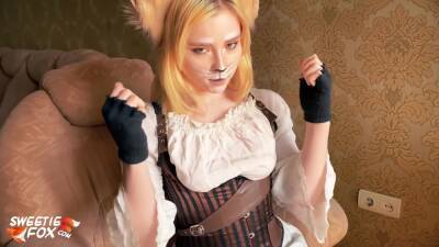 Steampunk Girl Hard Doggy Sex And Blowjob With Oral Creampie - Fox - upornia.com