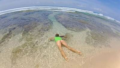 SEX on Wild TROPICAL BEACH # Butt Plug+Good Mood+Sun+Ocean= GOOD FUCK - veryfreeporn.com