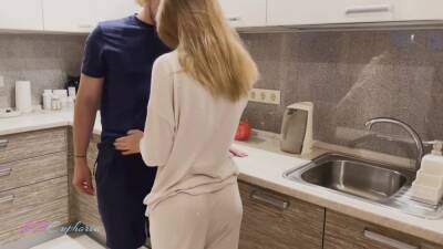 I Could Not Resist And Cum Inside Her Pussy In The Kitchen - Creampie - upornia.com