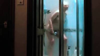 spying on my mom's loud shower masturbation - drtuber.com