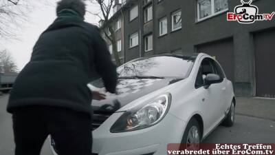 German Stupid Blonde Pick Up On Street For Double Vaginal - upornia.com - Germany