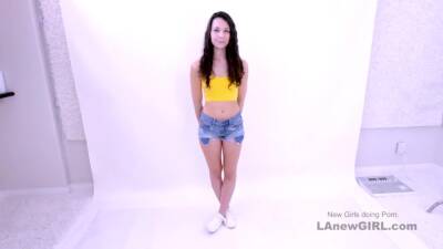 Teen Sweetie gets her tight pussy fucked at audition - pornoxo.com