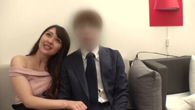 A perverted beautiful wife is disturbed with another stick in front of her husband - txxx.com - Japan