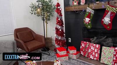 Naughty Little Elf Babe Sneaks In Huge Studs House - sexu.com - Usa