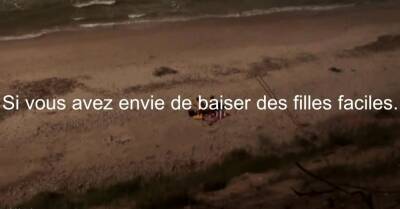 Un couple filme en pleine baise sur la plage - drtuber.com - France