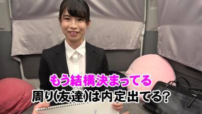 Hカップ巨乳ボディ就活JDをナンパしてパイパン美マンを即ハメピストン - upornia.com - Japan
