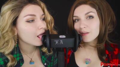 Kittyklaw Asmr - Patreon Asmr Twin Ear Licking - Mouth Sound - hclips.com