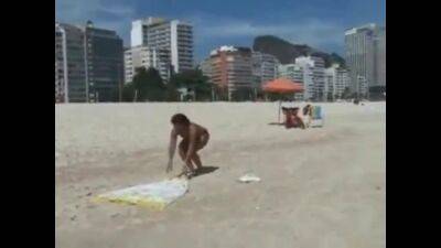 cougar - Tanned cougar was picked up on a public beach for kinky sex and a facial - sunporno.com - Germany - Brazil