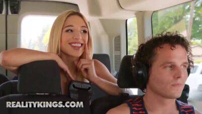 PAWG butt Abella Danger does anal in back seat car - sexu.com