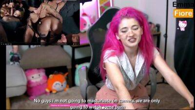 Tina - Little Tina And Blaze Rager In Streamer Gets Horny During Stream And Start Watching Porn - Emma Fiore - hclips.com