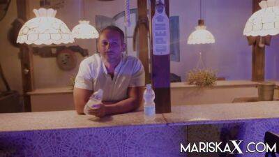 Mina Moreno - Hard Threesome Sex Next To The Pool - upornia.com