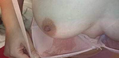 Ejaculation on tits and bra - sunporno.com