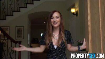 PropertySex - Petite redhead real estate agent fucks client - sunporno.com
