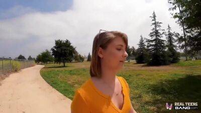 Farm Girl Sucks In Public And Gets A Cre - Ginger Grey - hclips.com