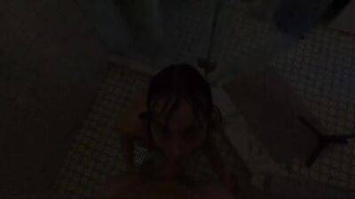 Girlfriend Blows Him In The Shower Head Sloppy Teen - hclips.com